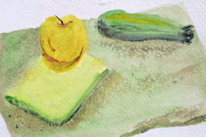 For the final version, also about 10 minutes, I tried to get out of my own head and accept what appeared. Feeling excited now for whatever comes next. 