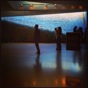 View from the Cascade Cafe at the National Gallery of Art.