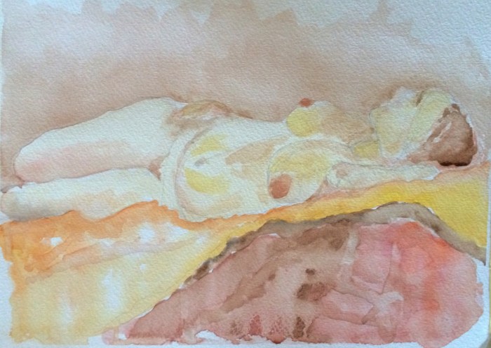 Female nude - I tried to be more realistic and softer with this one.