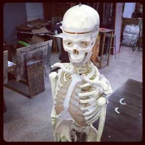 Used as a reference during our figure drawing studies, this is is how I feel after a day of multitasking.