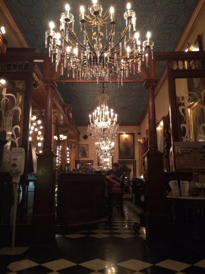 The famous bar at the Double Eagle